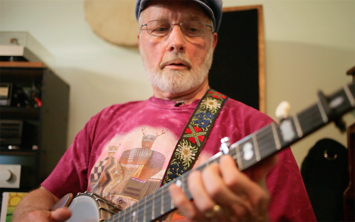 Where the Sage Brush Grows image Barry Luft plays banjo