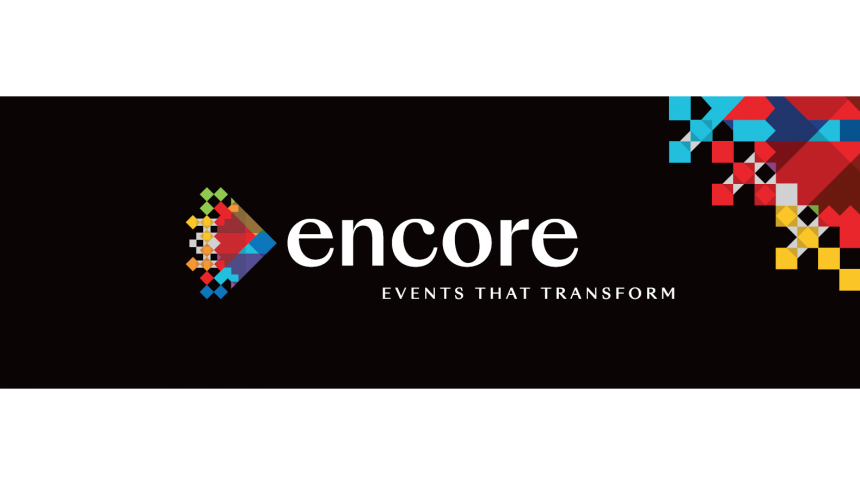 encore logo wall art