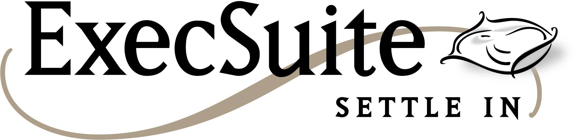 ExecSuite Logo pillow+TAGLINE black 2023